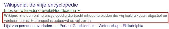 Wat is een meta description volgens online marketingbureau Monkeybridge